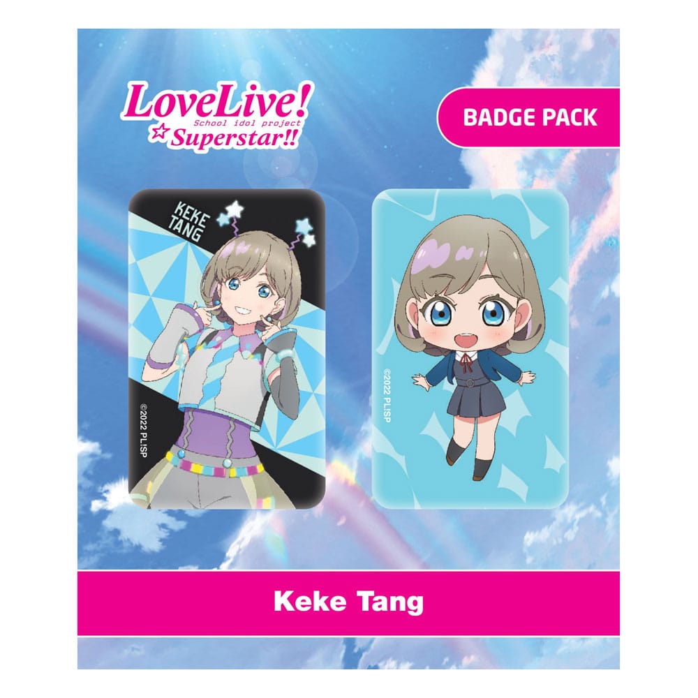 Love Live! Pin Badges 2-Pack Keke Tang Top Merken Winkel